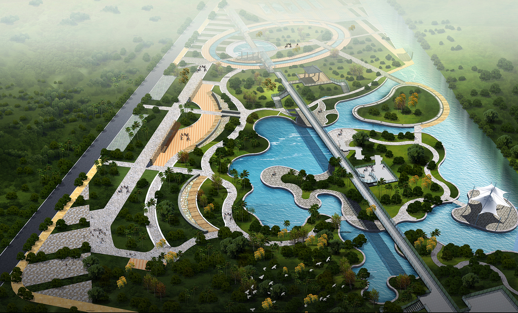 无锡东北塘公园景观设计